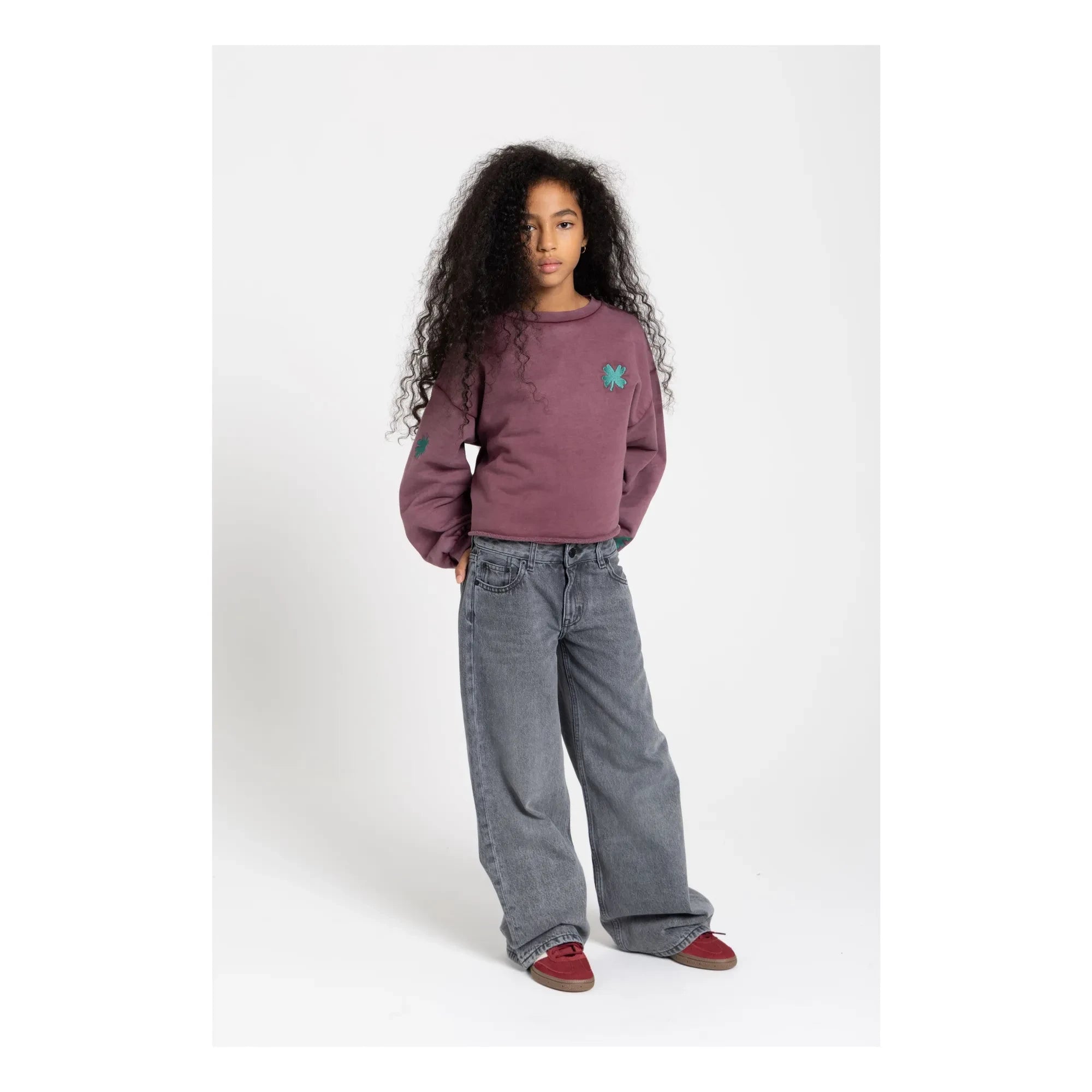 Finger in the Nose - Jean Large April | Gray Denim