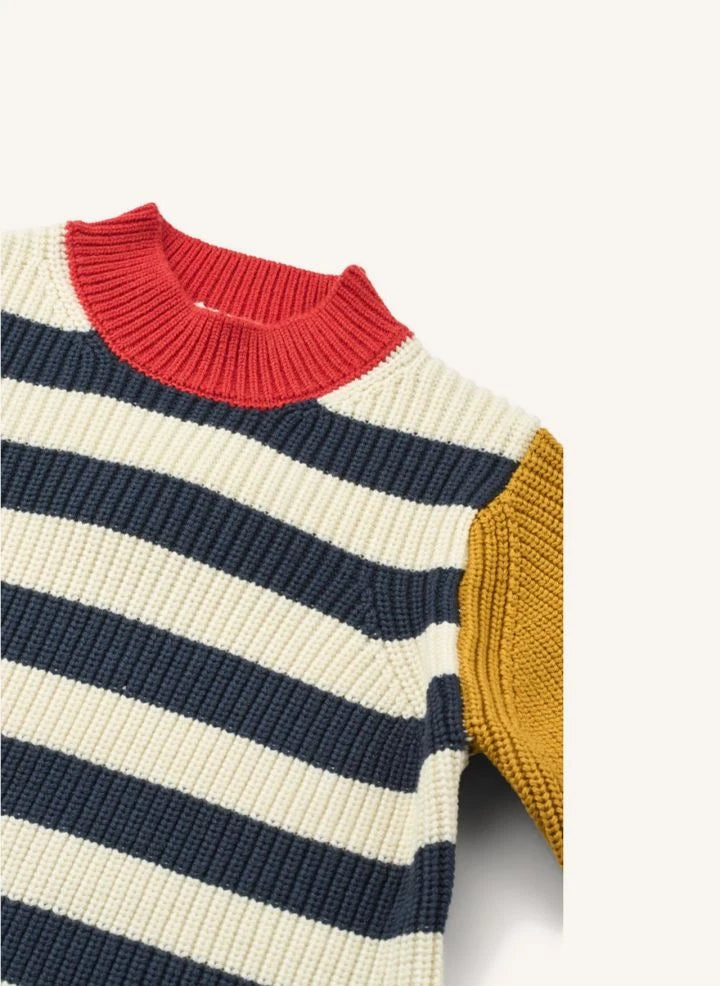 Liewood - Levi Striped Sweater | Beige