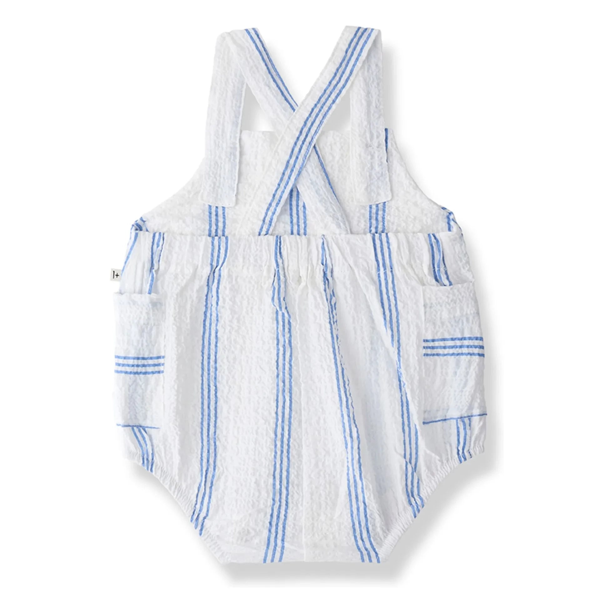 1+ in the family - Striped Portitxol jumpsuit | Light blue