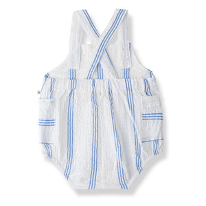 1+ in the family - Striped Portitxol jumpsuit | Light blue