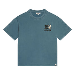 Hundred Pieces - Finn Organic Cotton T-Shirt | Blue