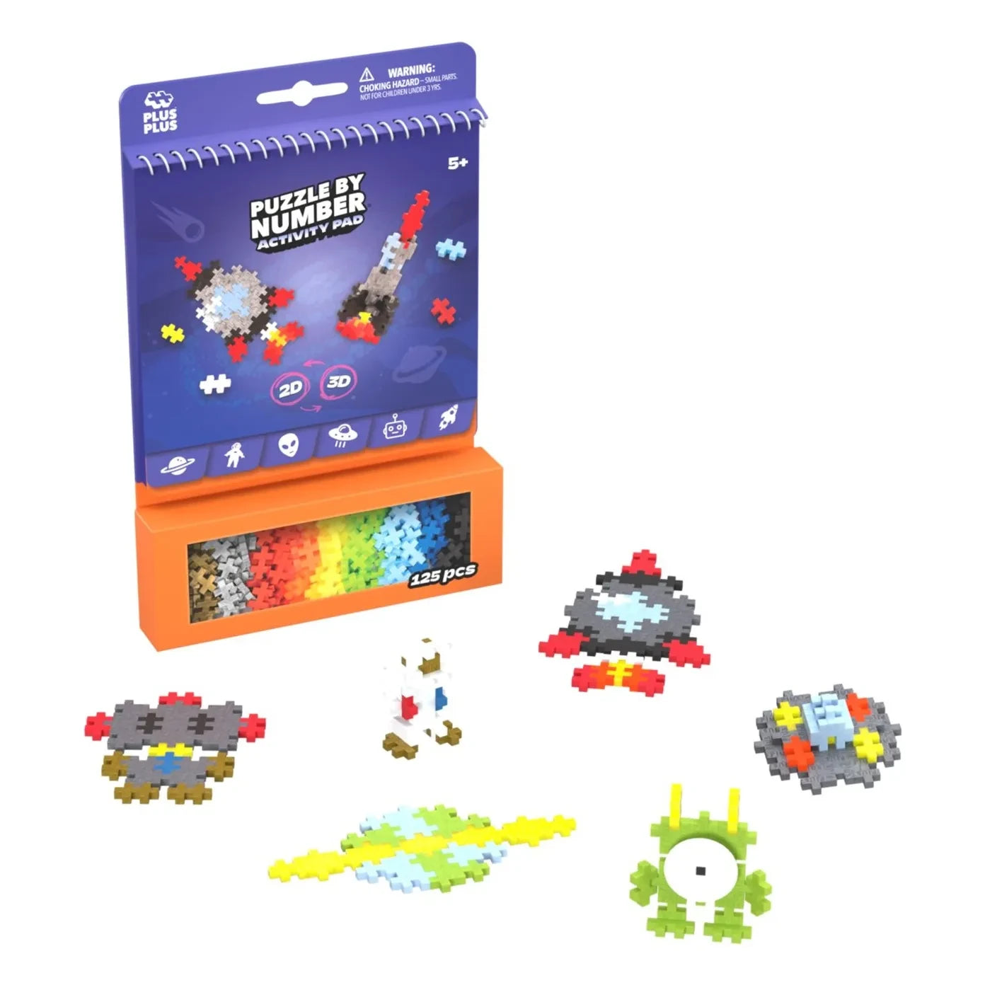 Plus-Plus - Espace yaratıcı set - 125 parça