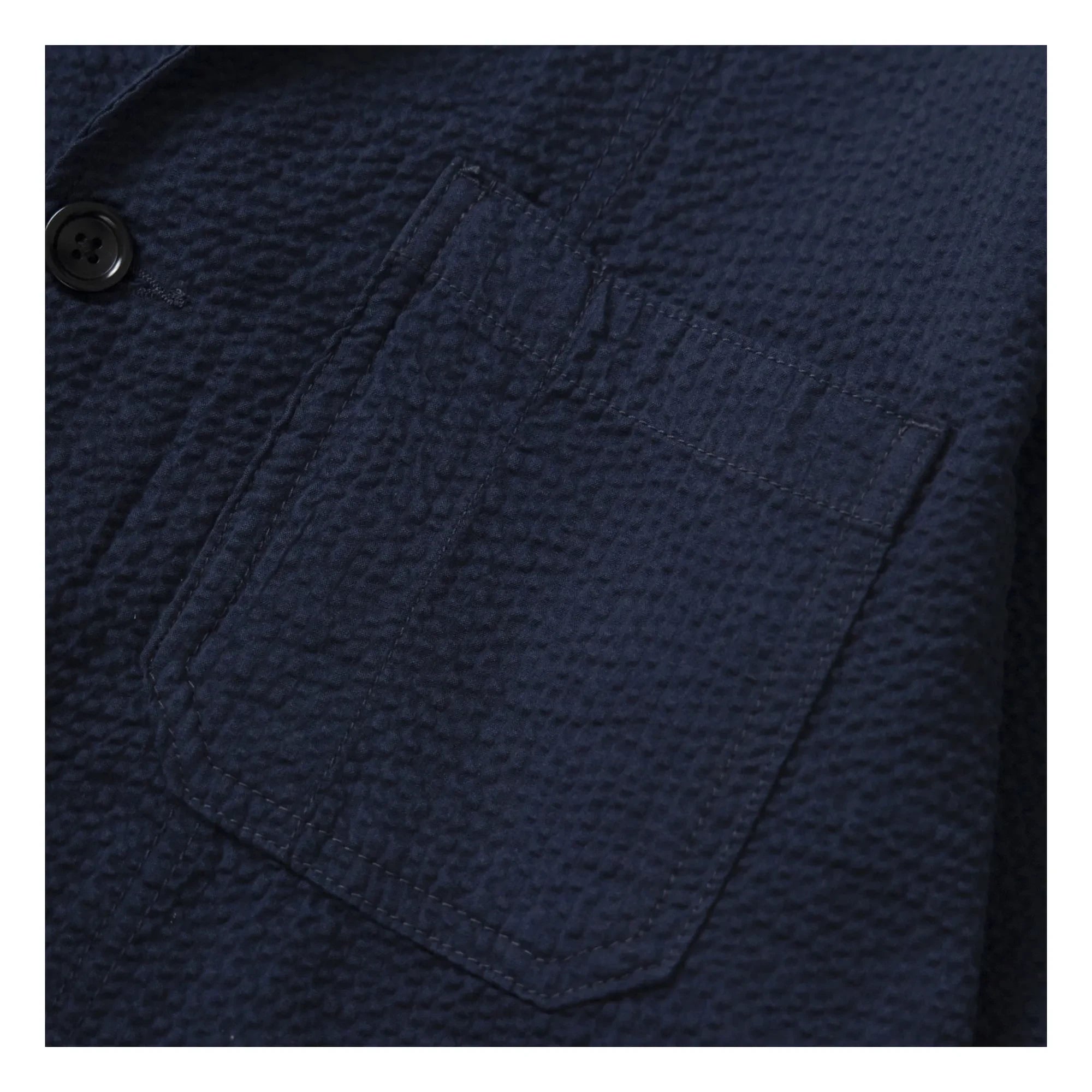 Service Works - Seersucker Server Jacket | Navy Blue