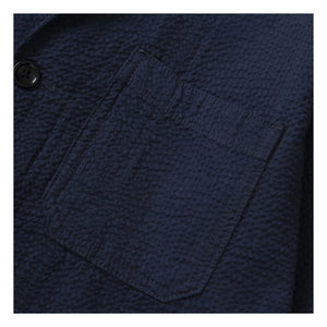 Service Works - Seersucker Server Jacket | Navy Blue