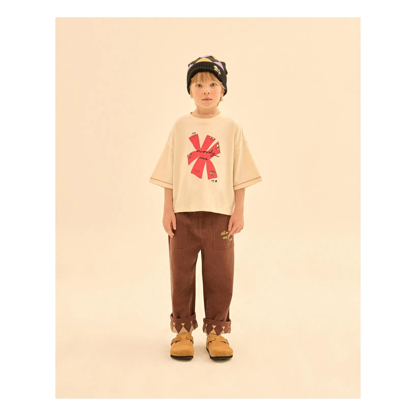 Jelly Mallow - Moody Me T-shirt | Ecru