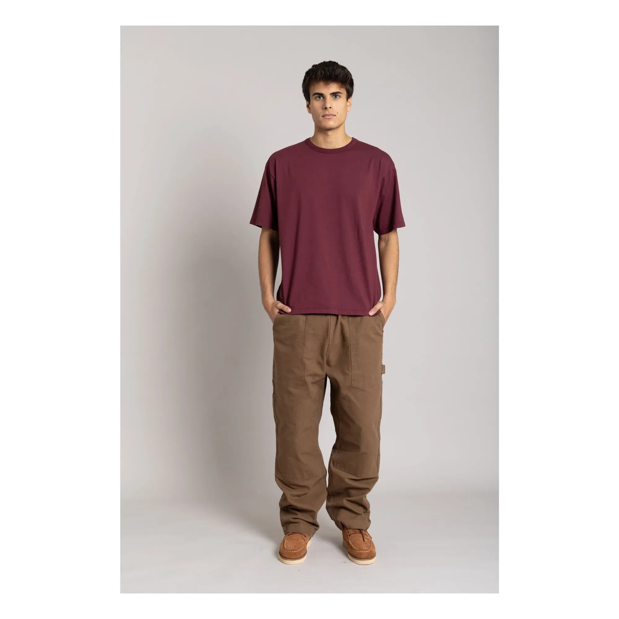 Smallable Man - Solal organic cotton T-shirt | Aubergine