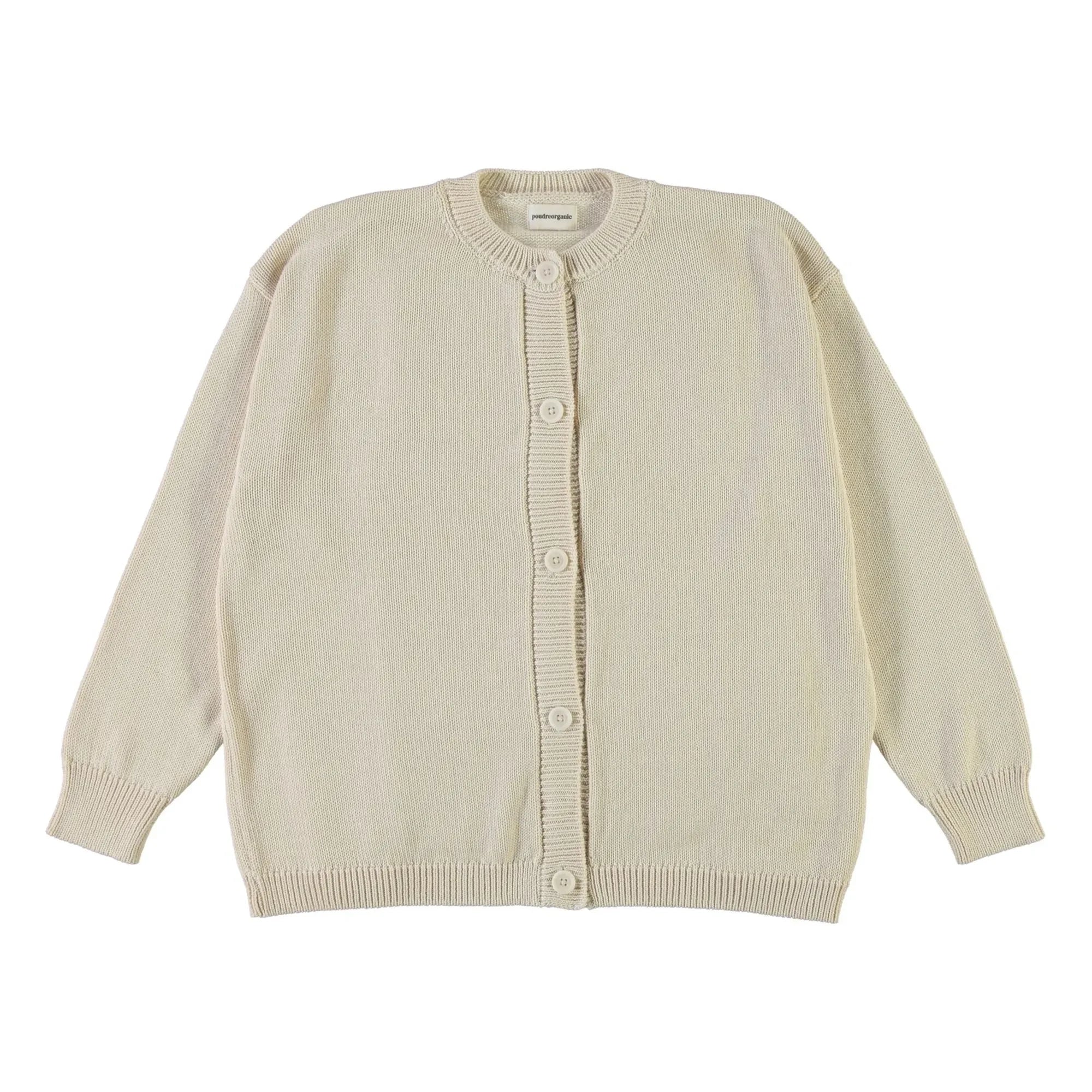 Poudre Organic - Organic Cotton Pétale Cardigan | Beige