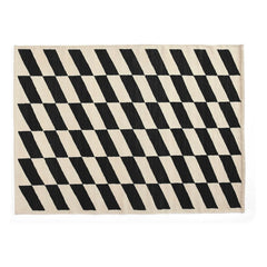 Hay - Shift Words Rug | Black
