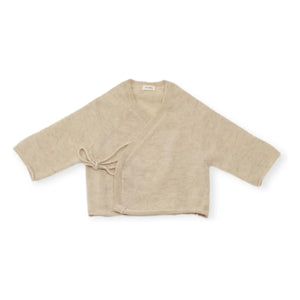 My Little Freckle - Organic Cashmere Kimono Vest | Beige