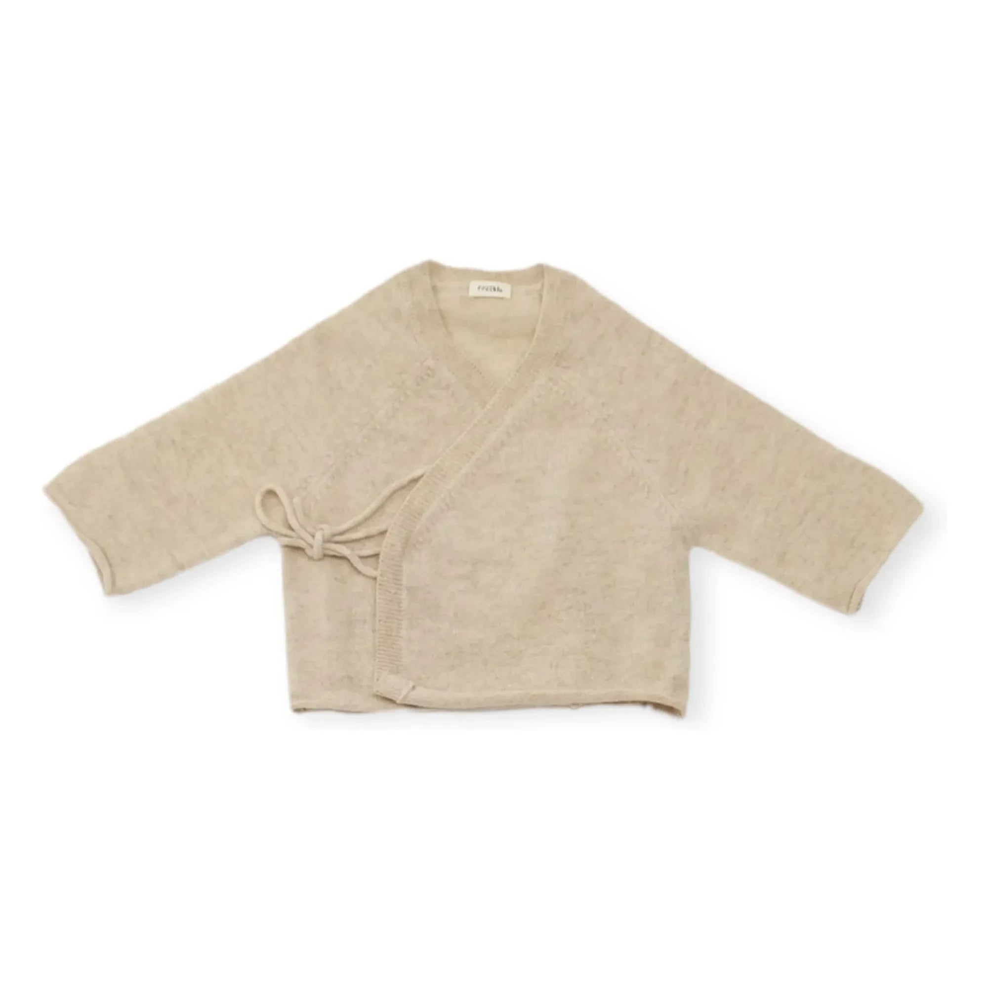 My Little Freckle - Organic Cashmere Kimono Vest | Beige