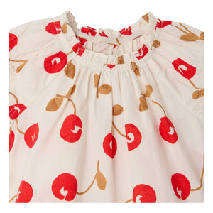 Bonpoint - Grace Cherry Organic Cotton Blouse | Ecru