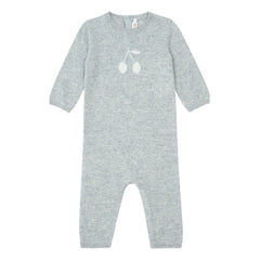 Bonpoint - Tilouana Cashmere Jumpsuit | Grey Melange