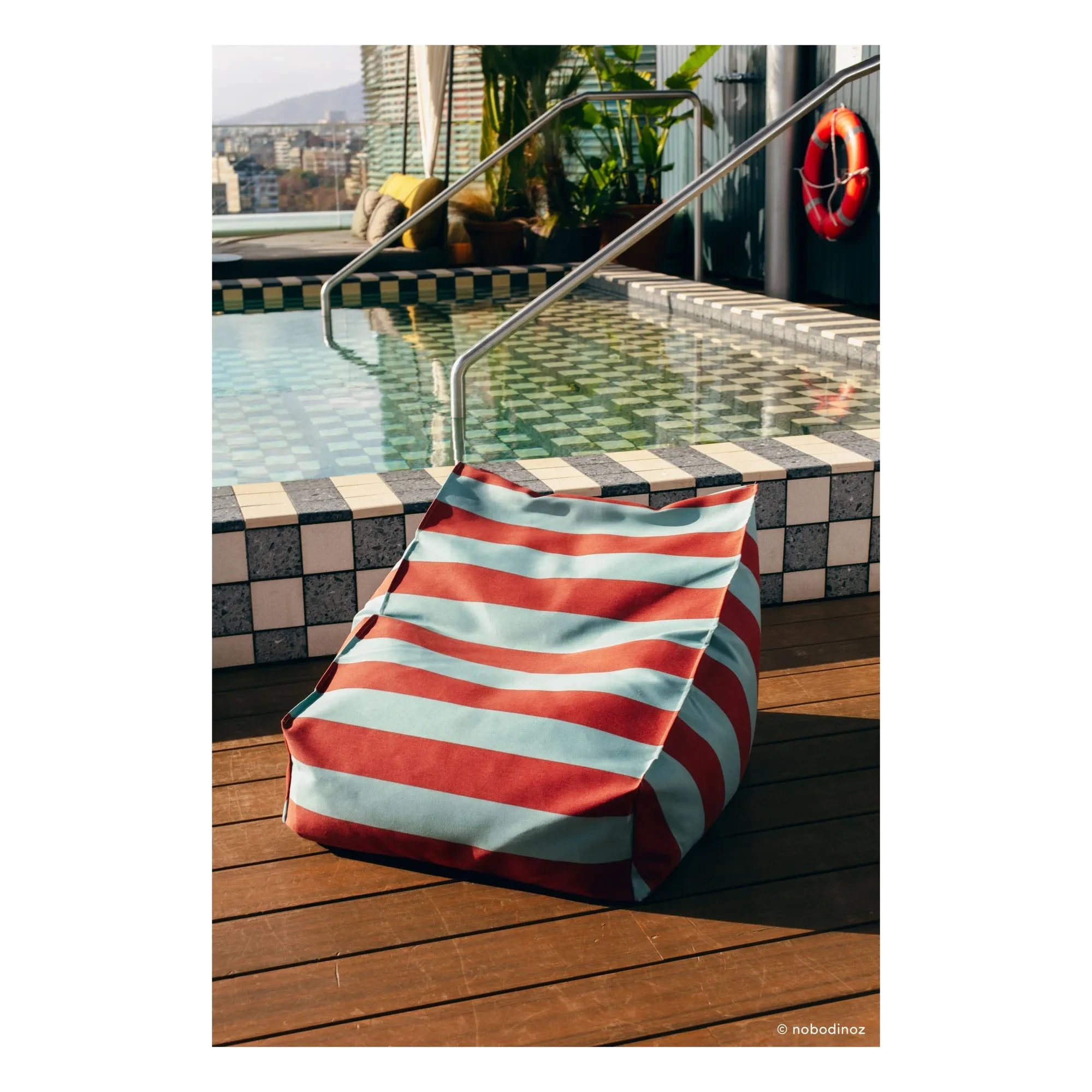 Nobodinoz - Vibes outdoor pouf | Toffee