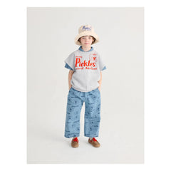Bobo Choses - Pickles Recycled Fiber Reversible Bib | White
