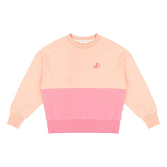 Jenest - Colour-Blocked organic cotton sweatshirt | Pink