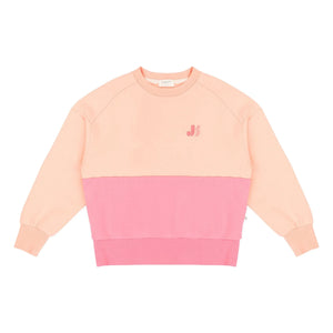 Jenest - Colour-Blocked organic cotton sweatshirt | Pink