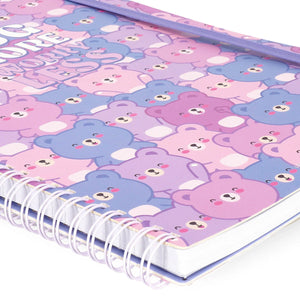 Legami - A4 Çizgili Defter, Resimli Sert Kapaklı - Oyuncak Ayı - Not Defteri - Spiralli