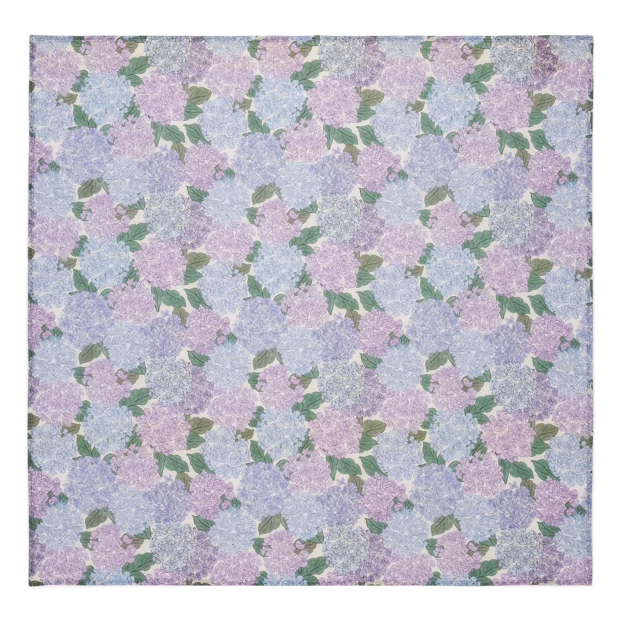 Studio Bohème - Linon Flowers Organic Cotton Scarf | Lilac