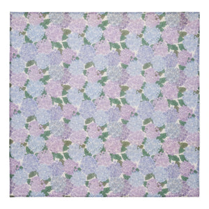 Studio Bohème - Linon Flowers Organic Cotton Scarf | Lilac
