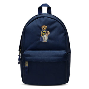 Ralph Lauren - Recycled Fiber Teddy Bear Backpack | Navy