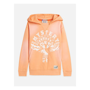 Scotch & Soda - Artwork Mystery Kapüşonlu Sweatshirt | Mercan