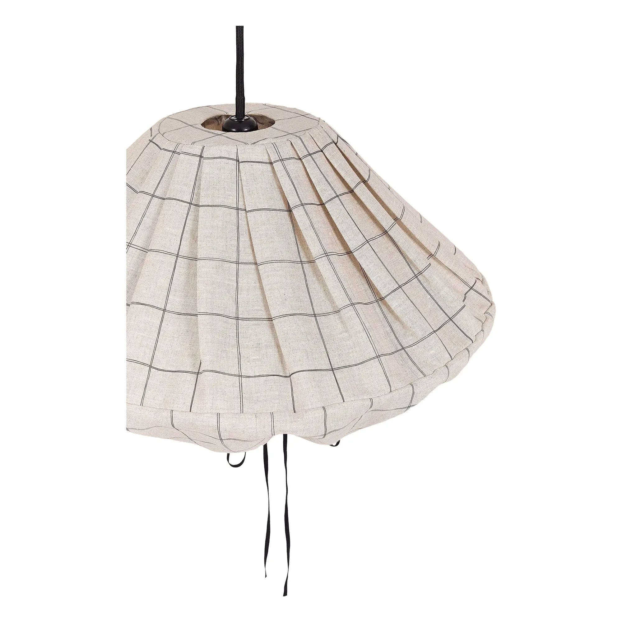 Nobodinoz - Yumi Grid Lampshade | Gray