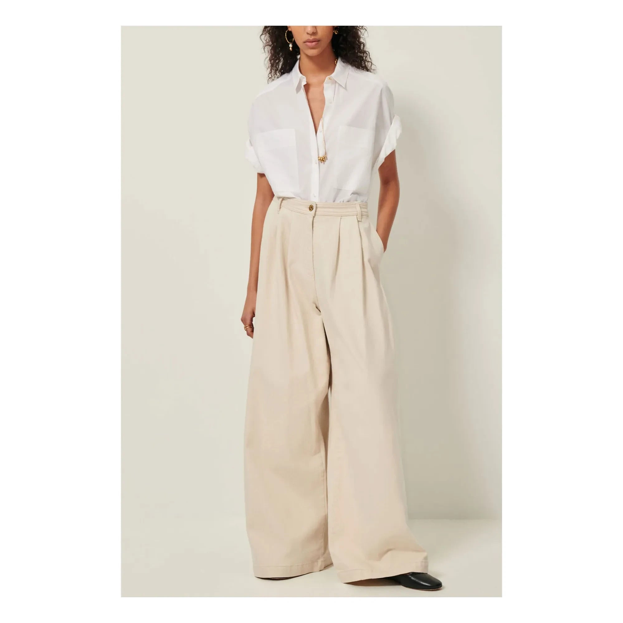 Sessùn - Dellord Cotton Shirt | White