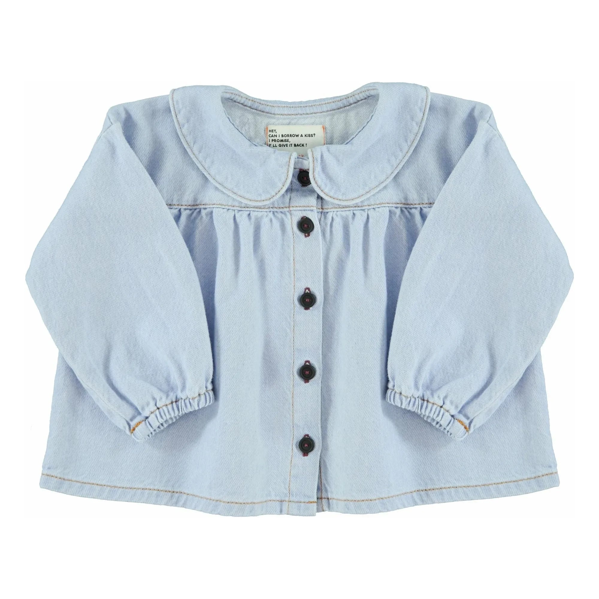 Piupiuchick - Jean Claudine collared blouse | Light Blue
