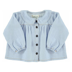 Piupiuchick - Jean Claudine collared blouse | Light Blue