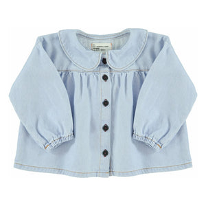 Piupiuchick - Jean Claudine collared blouse | Light Blue