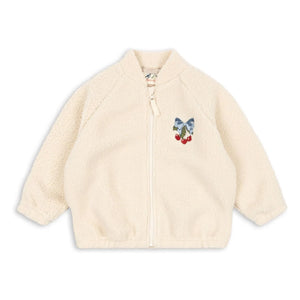 Konges Sløjd - Jazz Sherpa Jacket Cherry Recycled Fibers | Cream