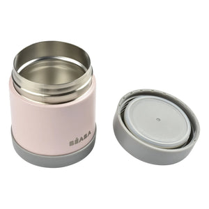 Béaba - Yalıtımlı Paslanmaz Çelik Yiyecek Saklama Kabı - 300 ml | Pembe