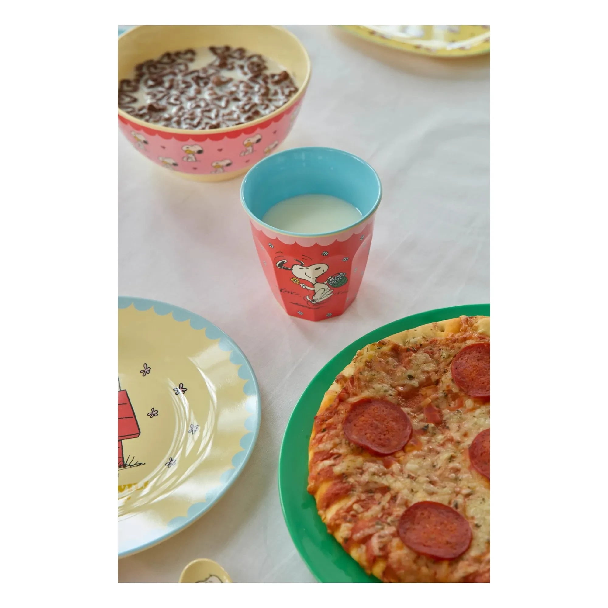 Rice - Melamine box - Rice x Snoopy
