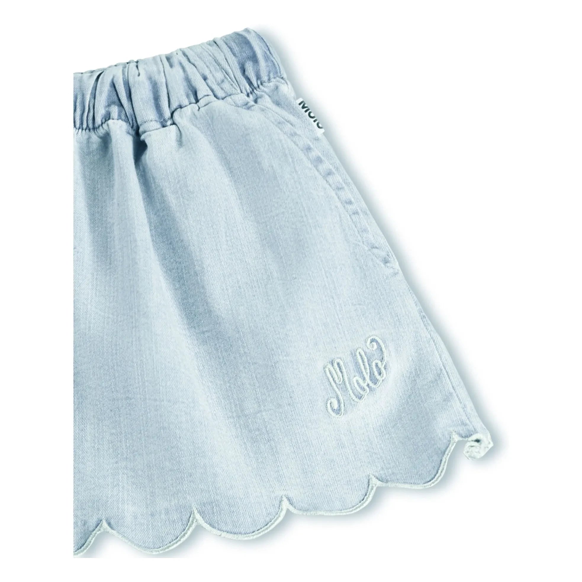 Molo - Denim Addie Organic Cotton Shorts | Light Blue