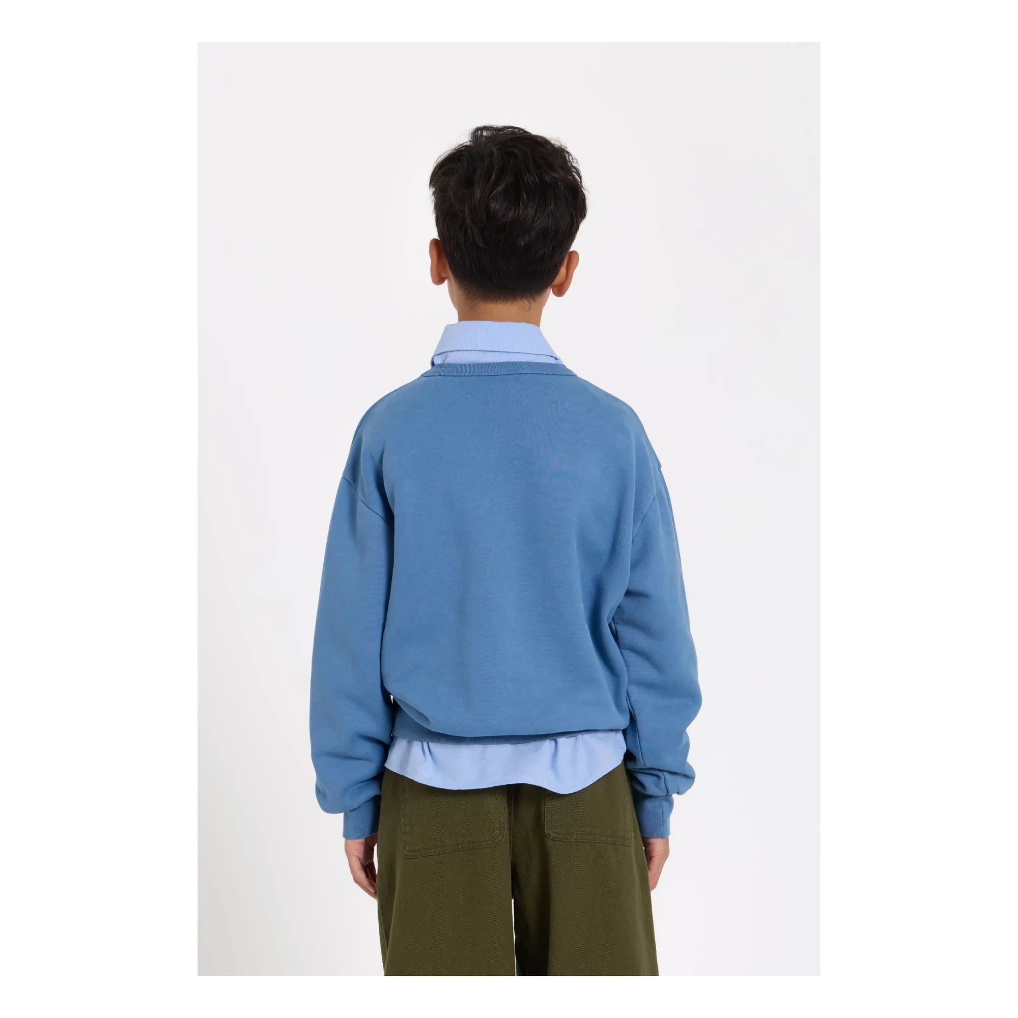 Smallable Kid - Arlo organic cotton sweatshirt | Blue