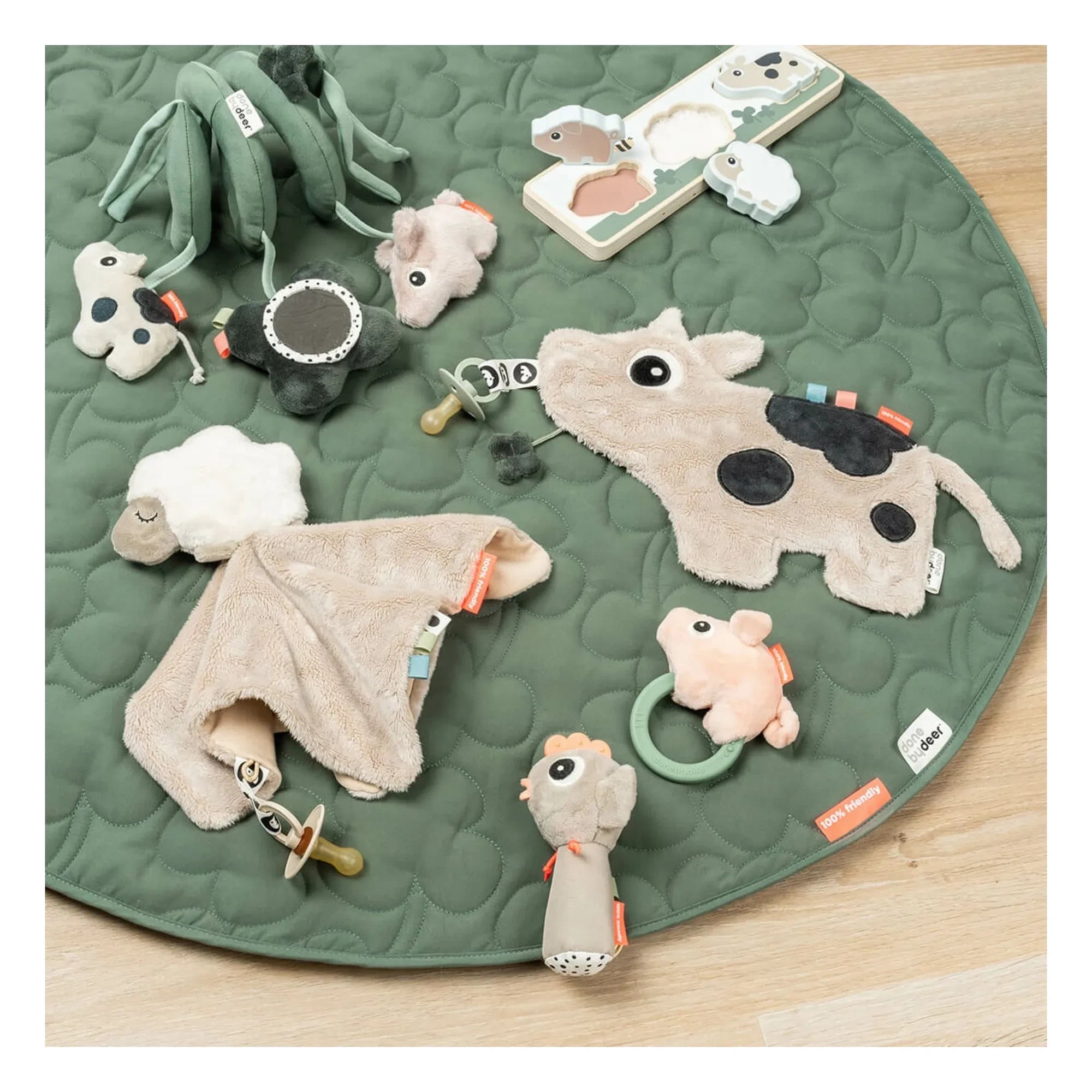 Done by Deer - Dotti Pacifier Clip | Sand