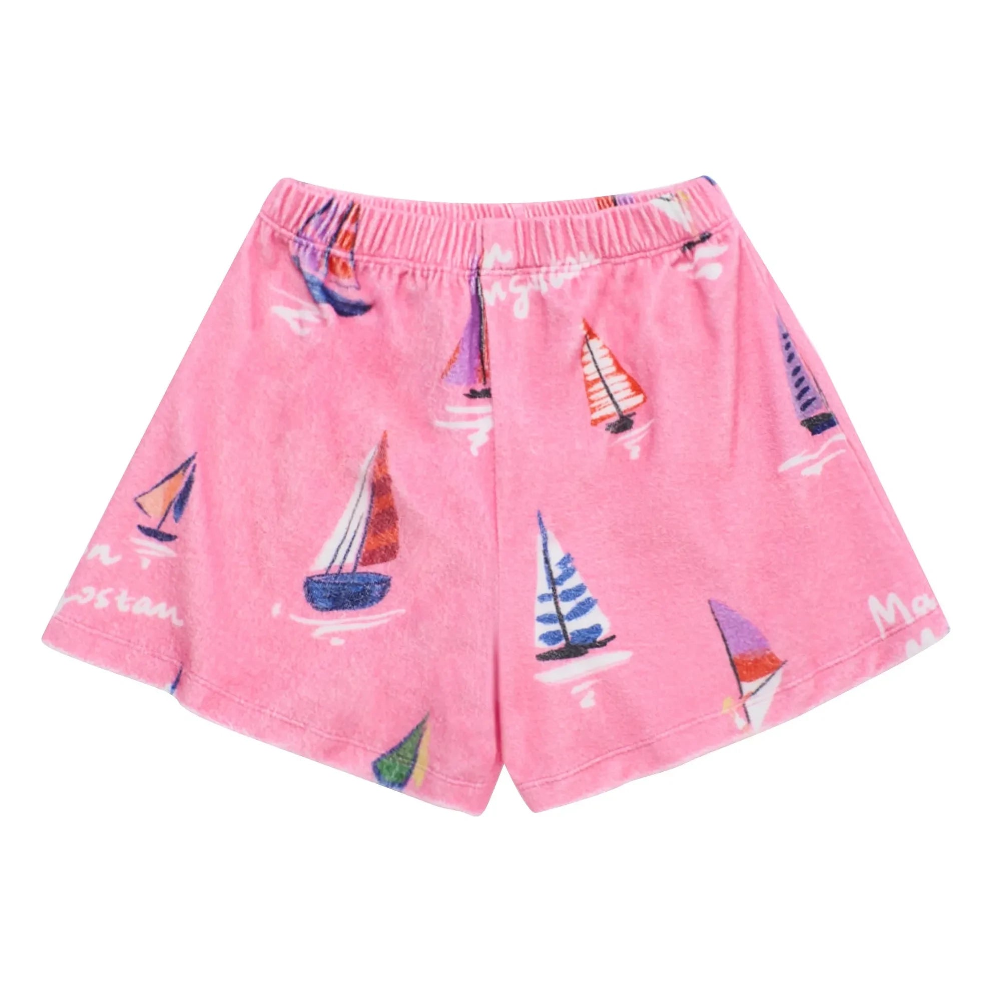 Maison Mangostan - Voiles Eponge Shorts | Pink