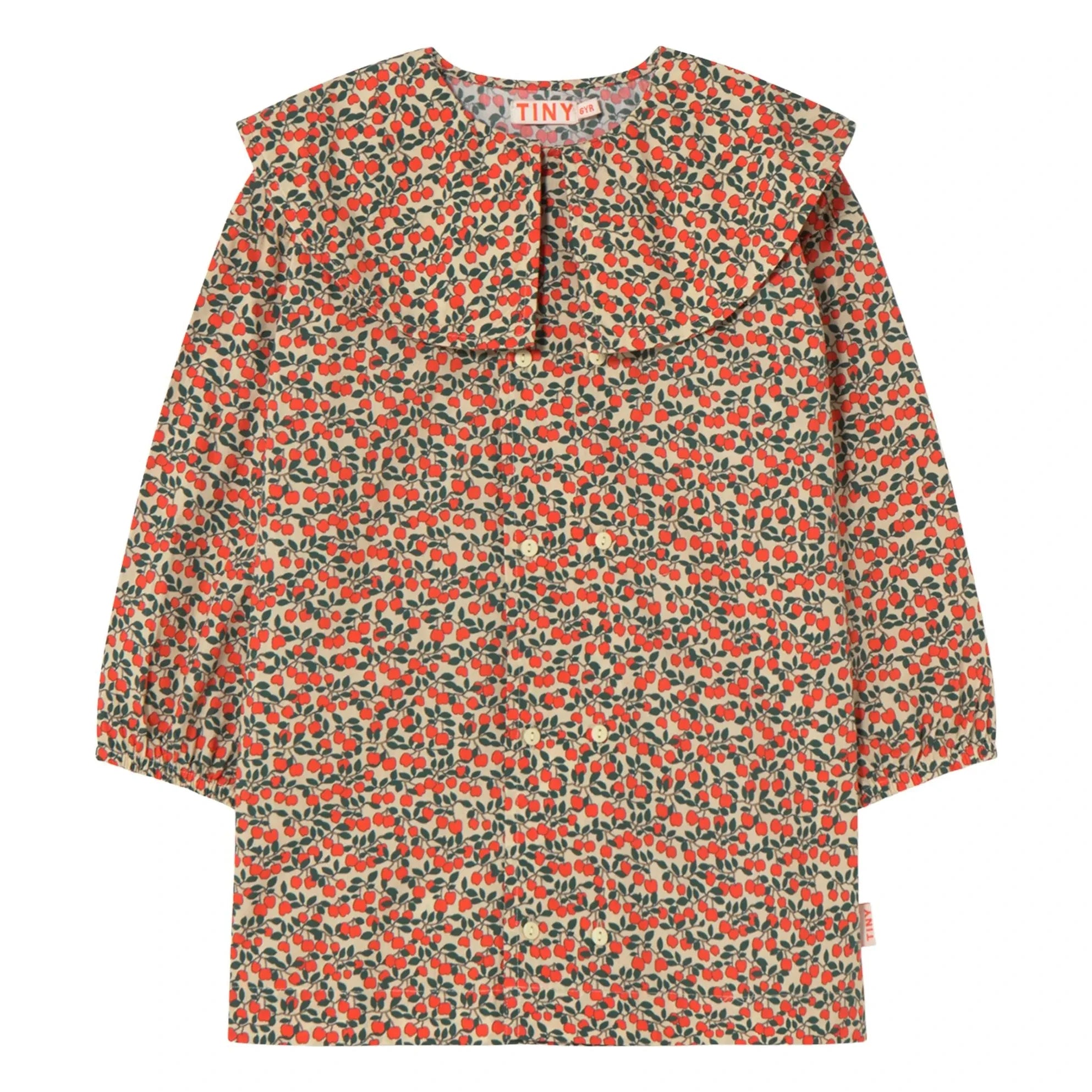 Tinycottons - Apple Poplin Elbise | Bej