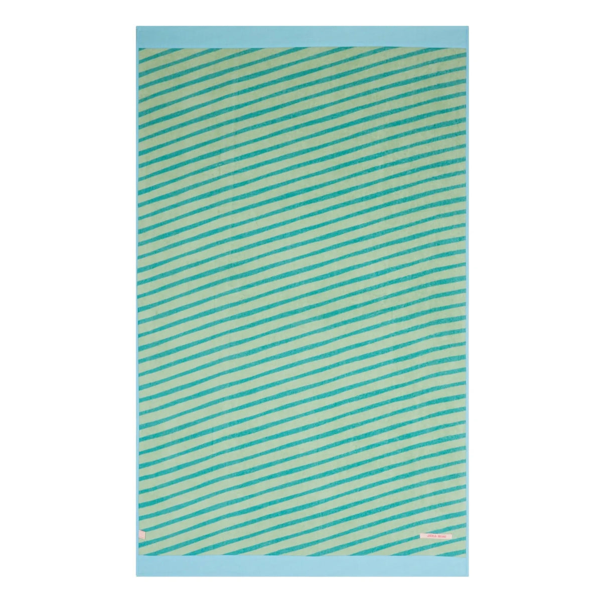 Jera Mini - Striped Beach Towel | Green
