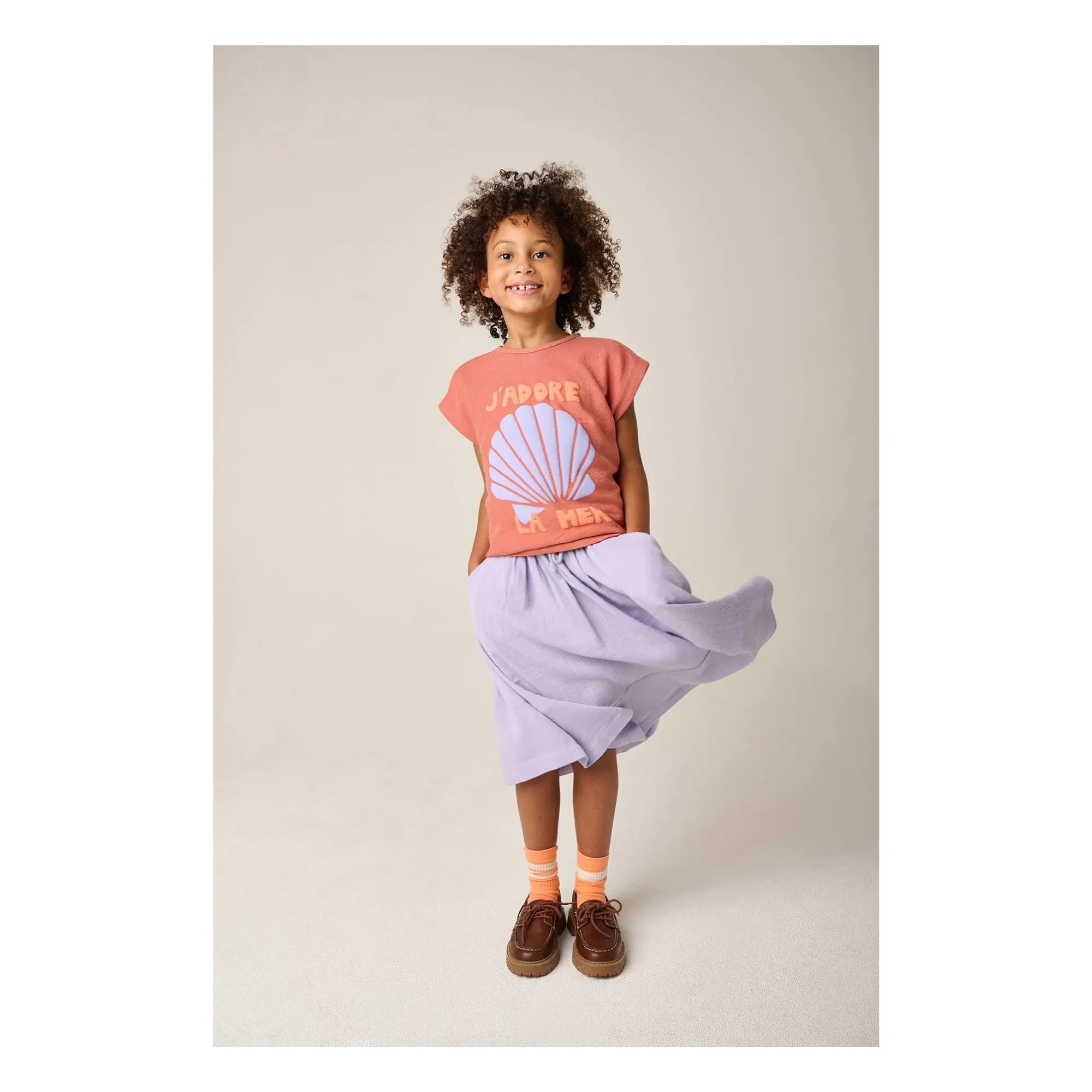 Tumble N'Dry - Pesca Organic Cotton T-Shirt | Terracotta