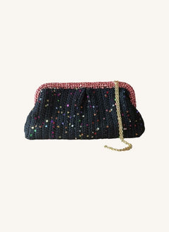 Nadia Dafri - Melike Clutch Large | Black
