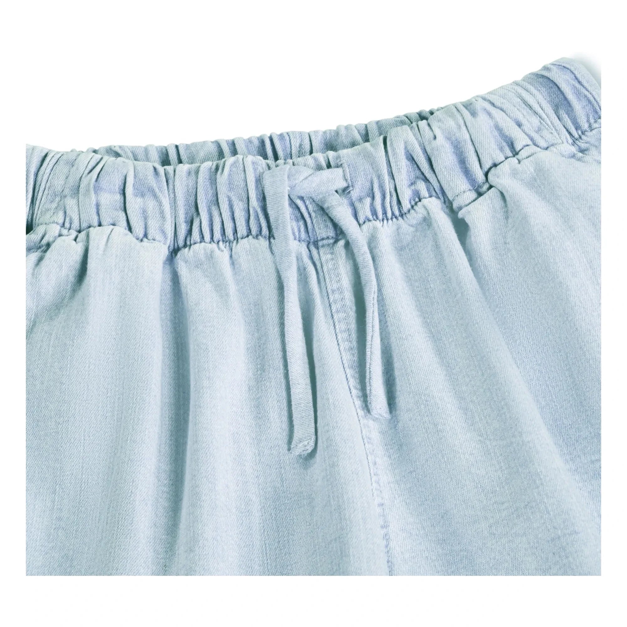 Molo - Denim Addie Organic Cotton Shorts | Light Blue