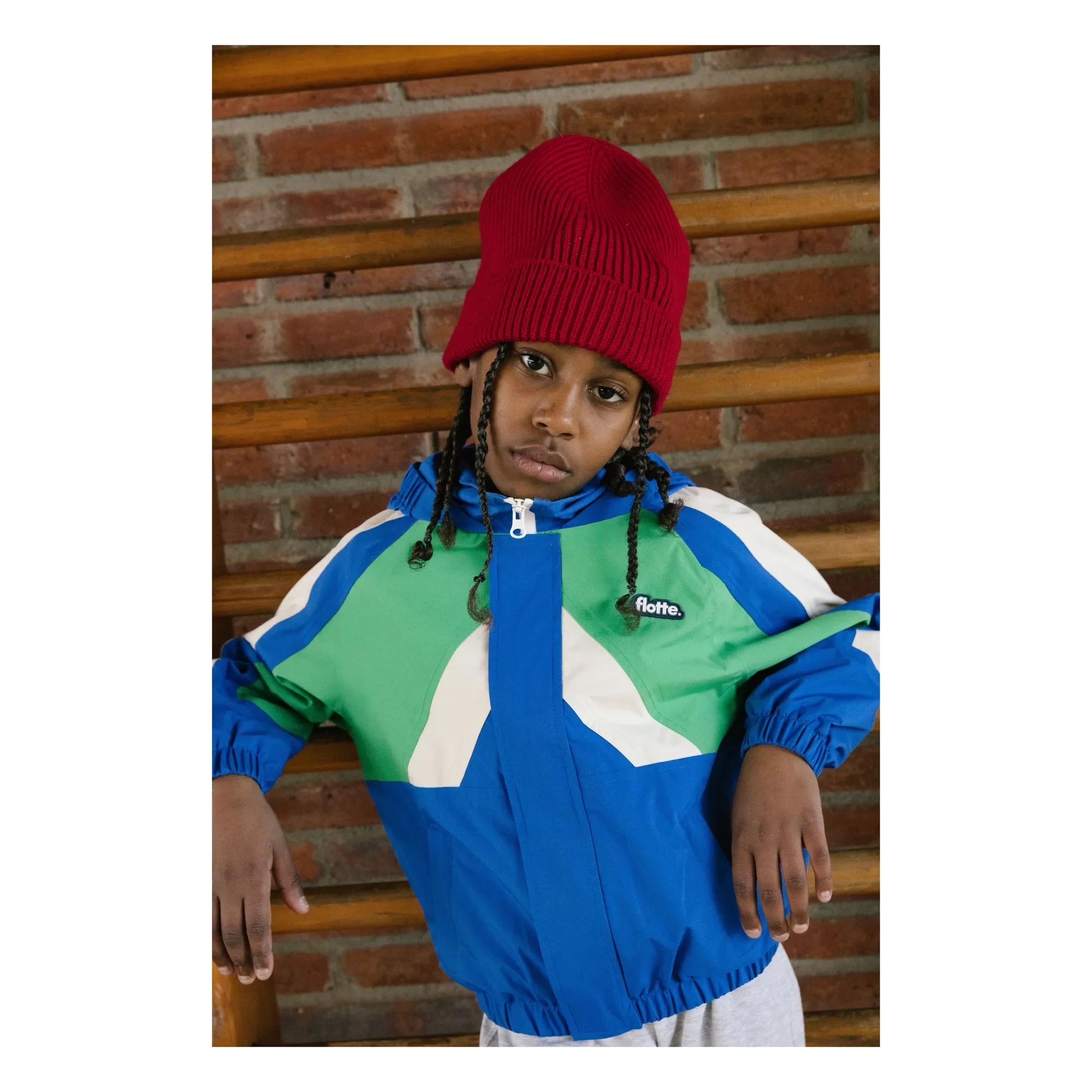 Flotte - Abbessito waterproof jacket Recycled fibres | Blue