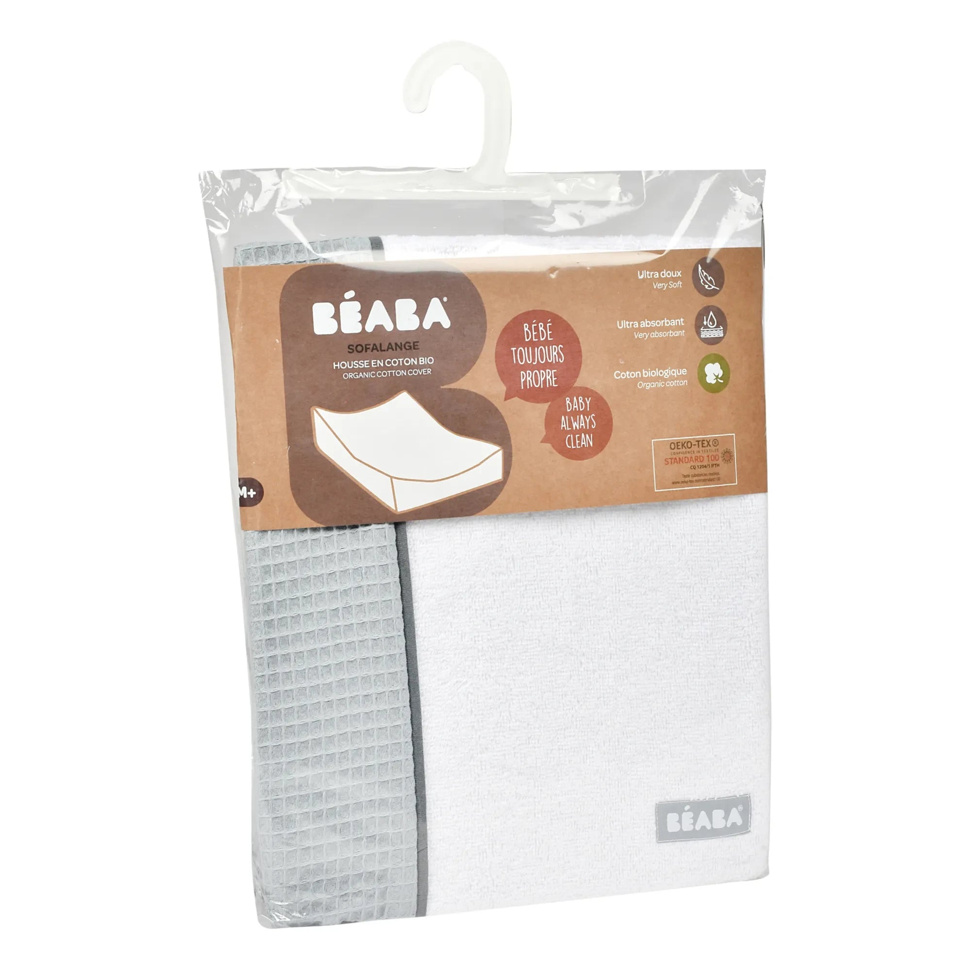 Béaba - Sofalange Changing Mat Cover | Light Gray