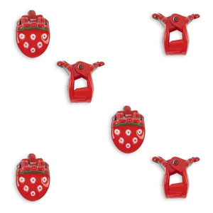 Konges Sløjd - Set of 6 Mini Pencils | Red
