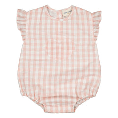 Louis Louise - Billie Vichy Romper | Pale Pink