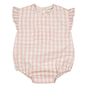 Louis Louise - Billie Vichy Romper | Pale Pink