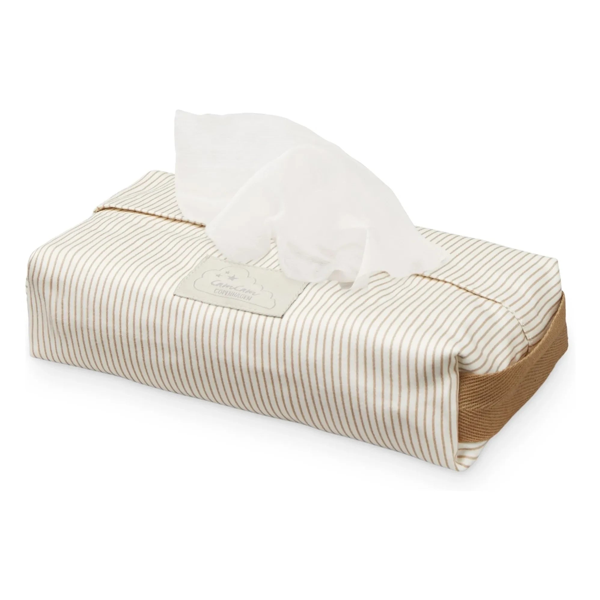 Cam Cam - Striped Wet Wipes Dispenser | Camel