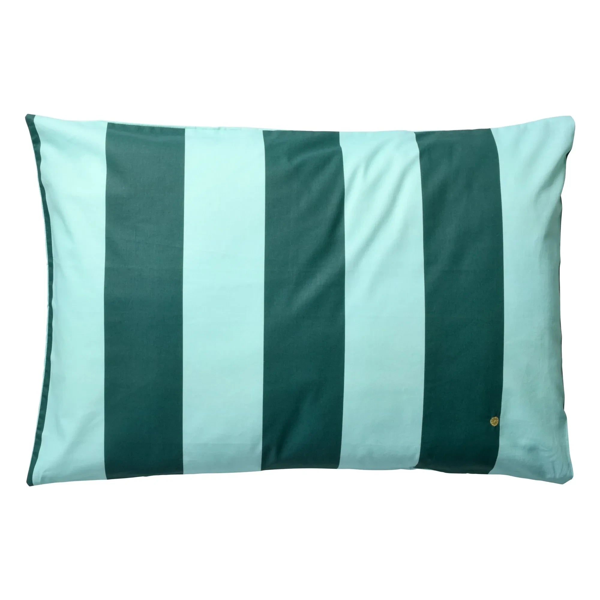 La cerise sur le gâteau - Malo Striped Pillowcase | Turquoise
