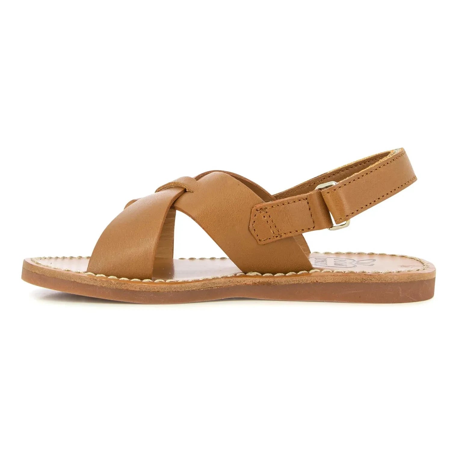 Pom d'Api - Stitch Cross Sandal | Brown